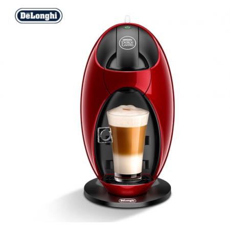 德龙（Delonghi）咖啡机 15bar泵压 意式美式 胶囊Jovia 小龙蛋 冷热花式饮品 EDG250.R 中国红