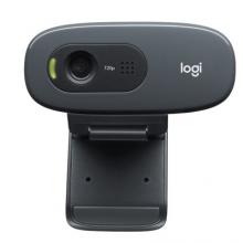 罗技（Logitech）C270高清网络摄像头 网课 摄像头 视频通话 麦克风台式机电脑摄像头 c270