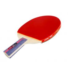红双喜DHS 二星级乒乓球拍健身训练成品拍 升级版直拍T2006双面反胶 (附拍包）