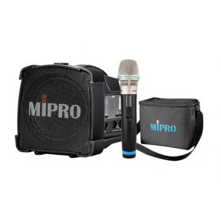MIPRO咪宝MA-100SBII蓝牙音响户外移动便携式小型音箱讲解喊话扩音器带话筒一体宣传讲话喇叭插卡可充电 配手持话筒+防尘袋(二代）