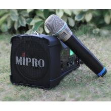 MIPRO咪宝MA-100SBII蓝牙音响户外移动便携式小型音箱讲解喊话扩音器带话筒一体宣传讲话喇叭插卡可充电 一话筒配对多音响，联系客服