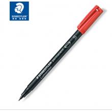 德国施德楼（STAEDTLER）记号笔速干油性笔光盘笔0.4mm 红色 单支装S313-2