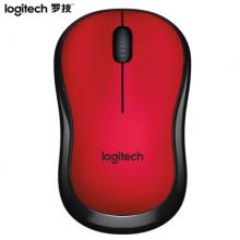 罗技（Logitech）M220 静音鼠标 无线鼠标 办公鼠标 对称鼠标  带无线微型接收器 红黑色