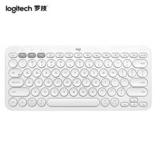 罗技（Logitech）K380 键盘 蓝牙办公键盘 女友 便携超薄键盘 笔记本键盘 芍药白