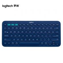 罗技（Logitech）K380 键盘 蓝牙办公键盘 女友 便携超薄键盘 笔记本键盘 蓝色