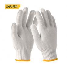 线手套	得力	 DL521001 加厚棉线 劳保手套