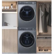 海尔（Haier）精华洗2.0 66s洗烘套装 10Kg超薄直驱滚筒洗衣机+变频双擎热泵烘干机 养护空气洗 家用洗烘套