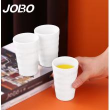 巨博（JOBO）密胺杯子  白色仿瓷1个装