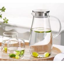 富光玻璃杯带把家用冷水壶耐热 2L花茶壶