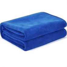 悦卡（YUECAR）洗车毛巾擦车抹布专用洗车毛巾细纤维加厚吸水毛巾70*30cm蓝色