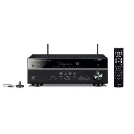 雅马哈 RX-V585 功放机 家庭影院音响 7.2声道 支持无线环绕 黑色(GC）