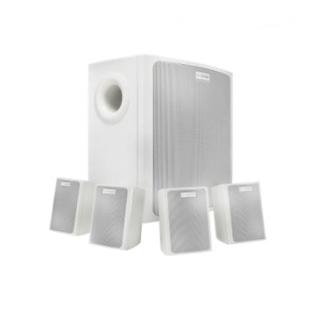 白色面装扬声器系统   (含1个低音，4个卫星箱) 博世bosch LB6-100S-L 音箱