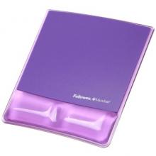 鼠标垫	范罗士Fellowes   CRC91835水晶硅胶鼠标垫(魅惑紫)