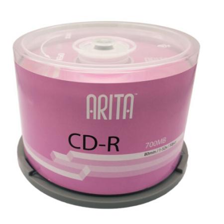 铼德(ARITA) e时代系列 CD-R 52速700M 空白光盘/光碟/刻录盘 桶装50片