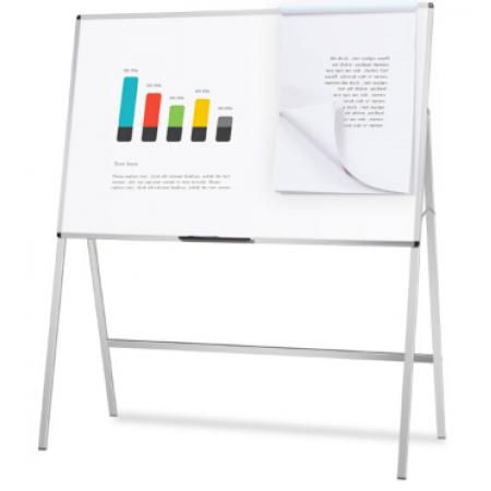 AUCS 120*90cm 白板支架式移动写字板 办公教学会议黑板磁性白板 QUR1290H