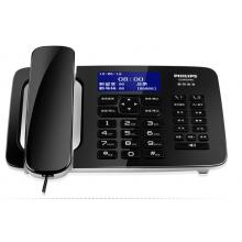 飞利浦（PHILIPS）录音电话机 固定座机 办公  中文菜单 自动录音 CORD495黑色