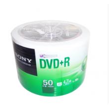 索尼sony  4.7g光盘 dvd刻录盘 空白光盘 碟片 sony光盘 50片装 DVD+R 50片简装（无桶）