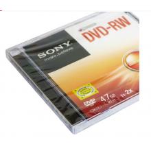 SONY 索尼 dvd可擦写光盘 刻录盘 4.7G 空白盘碟 可重复刻录 DVD-RW（1-2X） 单片精装