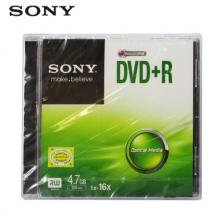 索尼（SONY）  DVD刻录盘 空白刻录光盘 16X 4.7G DVD+R 单片精装