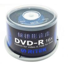 铼德(RITEK) 青花瓷系列 DVD-R 16速4.7G 空白光盘/光碟/刻录盘 桶装50片