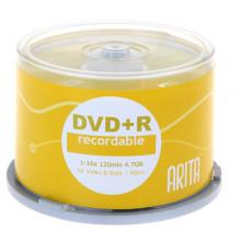 铼德(ARITA) e时代系列 DVD+R 16速4.7G 空白光盘/光碟/刻录盘 桶装50片