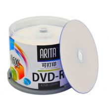 铼德(ARITA) e时代可打印 DVD-R 16速4.7G 空白光盘/光碟/刻录盘 桶装50片