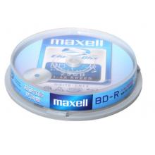 麦克赛尔（maxell）BD-R光盘 刻录光盘 光碟 空白光盘 蓝光碟 4速25G台产 桶装10片