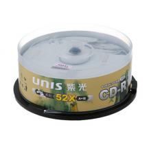 紫光（UNIS）CD-R光盘 山水系列 刻录盘 52速 700M 25片装 A+