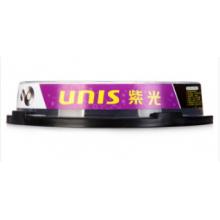 紫光（UNIS）DVD+R DL光盘/刻录盘 8速8.5G 单面双层 桶装10片 空白光盘