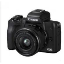 佳能（Canon）EOS M50 微单相机 数码相机 微单套机 （15-45 微单镜头） 视频拍摄（包含SD 128G 闪迪80/m储存卡）