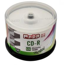 铭大金碟（MNDA） 彩虹系列 档案级 CD-R空白光盘/刻录盘 700M 52X 桶装（50片桶装）