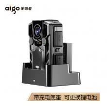 爱国者（aigo）执法记录仪DSJ-R7 1296P高清红外夜视加密激光定位支持外接摄像头内置32G