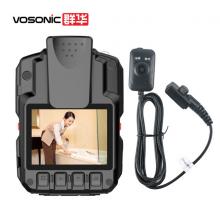 群华（VOSONIC）K8执法记录仪更换电池不中断录像1296P 红外夜视高清便携式录像机内置64G+外接摄像头