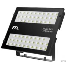 佛山照明（FSL）LED大功率投光灯户外防水泛光灯室外工地广告牌射灯200W白光6500K反光杯FZ58