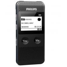 飞利浦（PHILIPS）VTR6080 8GB 录音笔 语音转文本 高清录音器专业记录降噪 黑色 