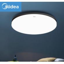 美的（Midea）led客厅吸顶灯北欧现代简约大气卧室灯书房餐厅灯具长方形智能调光调色圆形灯饰 三色调光/36瓦（适用12-22平）