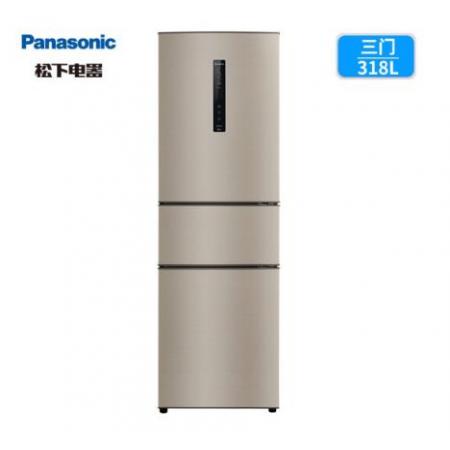 松下(Panasonic)NR-C33PX3-NL 318升三门变频风冷无霜冰箱 自动制冰AG银离子