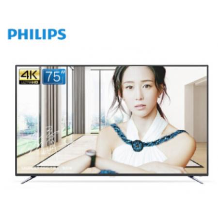 飞利浦（PHILIPS）电视 75英寸 4K超高清HDR 人工智能 超大屏幕 网络智能液晶电视机75PUF6393/T3
