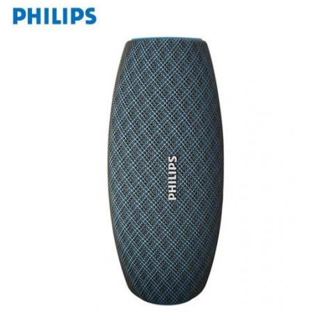 飞利浦(PHILIPS)BT6900A 音防水蓝牙音箱 户外便携迷你音响  蓝色