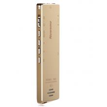 纽曼（Newsmy）录音笔 V03 16G 专业普及微型高清降噪 学习/会议采访取证适用 MP3播放器 金色 