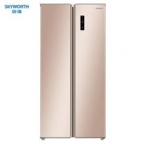 创维（Skyworth）478升 双开门对开门家用电冰箱 风冷免除霜 低噪静音 纤薄大容量 W478LM普利金