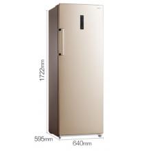 美的(Midea) 240升 分区大抽屉防串味家用立式冷柜 小冰箱冰柜 BD/BC-240WE