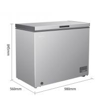 美菱(MELING)207升 冰柜 电脑控温一级能效 商用冷藏冷冻转换冷柜 节能单温卧式 BC/BD-207DTE