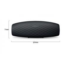 飞利浦(PHILIPS)BT7900B 音乐大号角 便携蓝牙音箱 桌面音响 户外防水迷你音箱 低音炮 免提通话 黑色