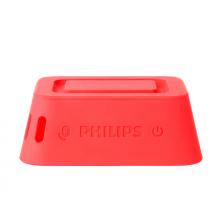 飞利浦(PHILIPS)BT110R 音乐魔盒蓝牙音箱 防水便携迷你音响 低音炮户外运动免提通话红色