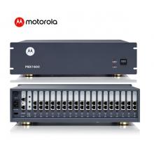 摩托罗拉(Motorola) 16进(外线)128出(分机)PBX1600(2) 机架式集团程控电话交换机(可扩) 电脑管理 远程维护