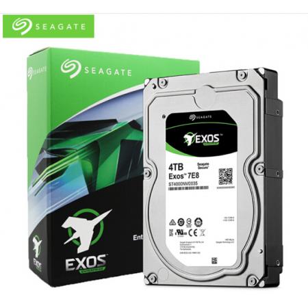 希捷(Seagate)4TB 128MB 7200RPM 企业级硬盘 SATA接口 希捷银河Exos 7E8系列(ST4000NM0035)