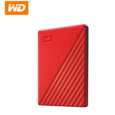 西部数据(WD)2TB USB3.0移动硬盘My Passport随行版 2.5英寸红色