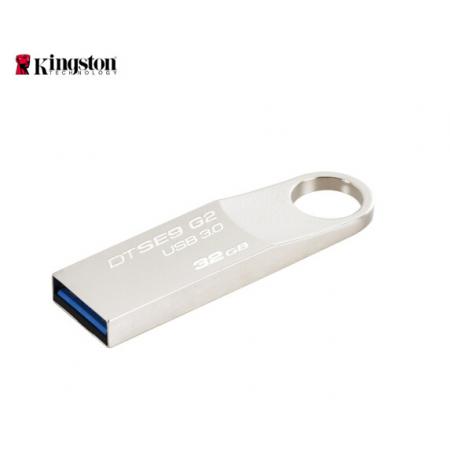 金士顿（Kingston）32GB USB3.0 U盘 DTSE9G2 银色 金属外壳 高速读写