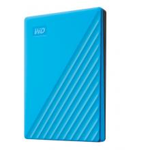 西部数据(WD)5TB USB3.0移动硬盘My Passport随行版 2.5英寸 蓝色(密码保护 自动备份)WDBPKJ0050BBL